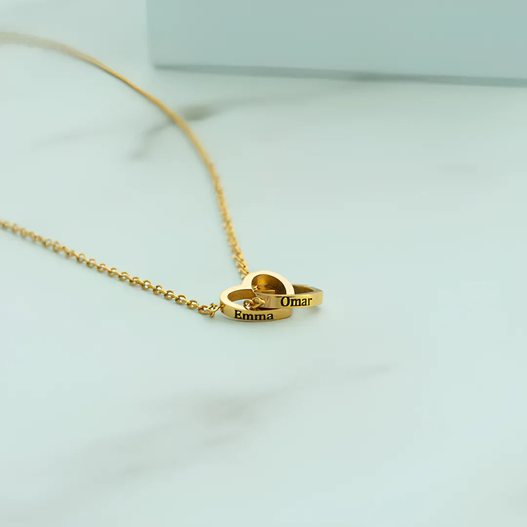 Orsetto "Amore Eterno" Rosa Stabilizzata con Collana Personalizzata