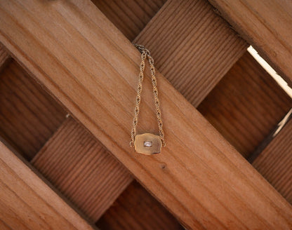 Mini Belt Buckle Initial Bracelet